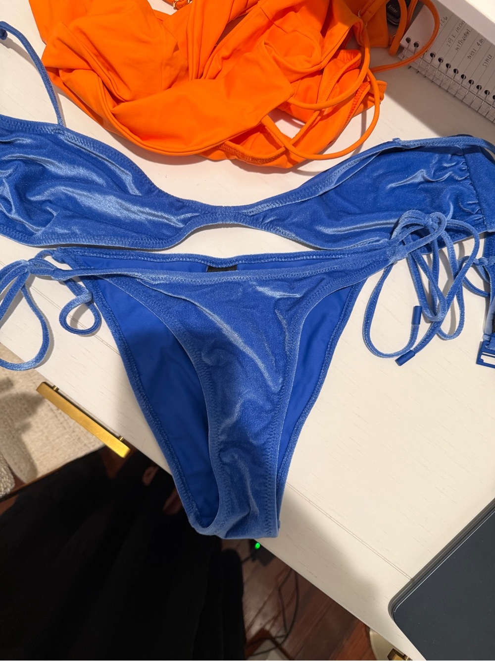 Triangl velvet este bikini - Picture 3 of 5